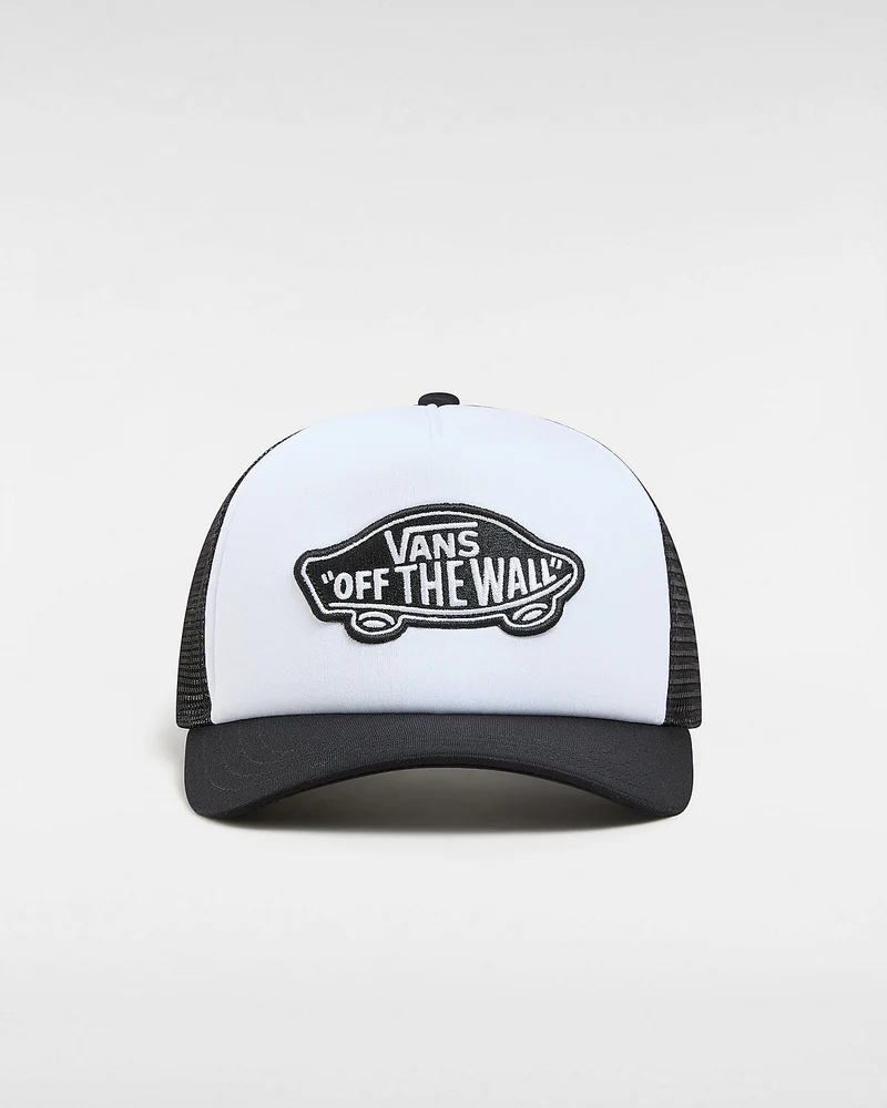 VANS Unisex Classic Patch Curved Bill Trucker Cap – Schwarz