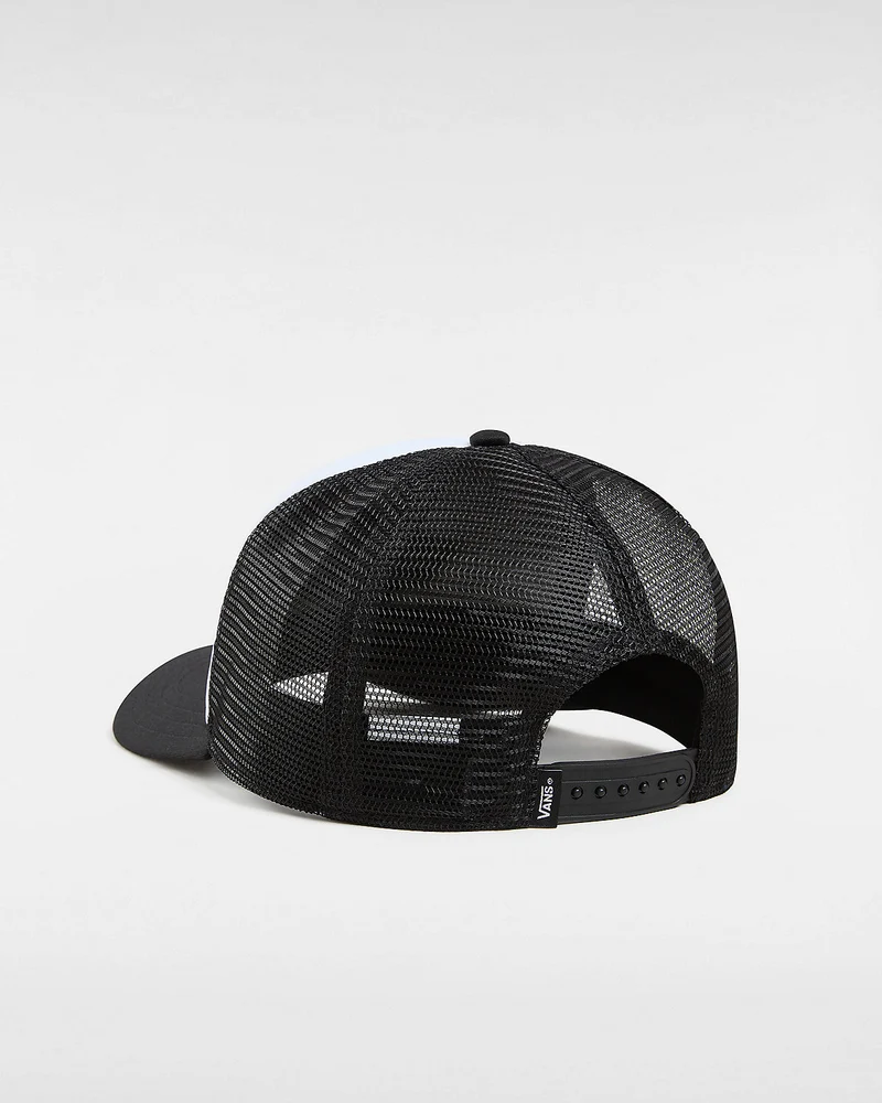 VANS Unisex Classic Patch Curved Bill Trucker Cap – Schwarz