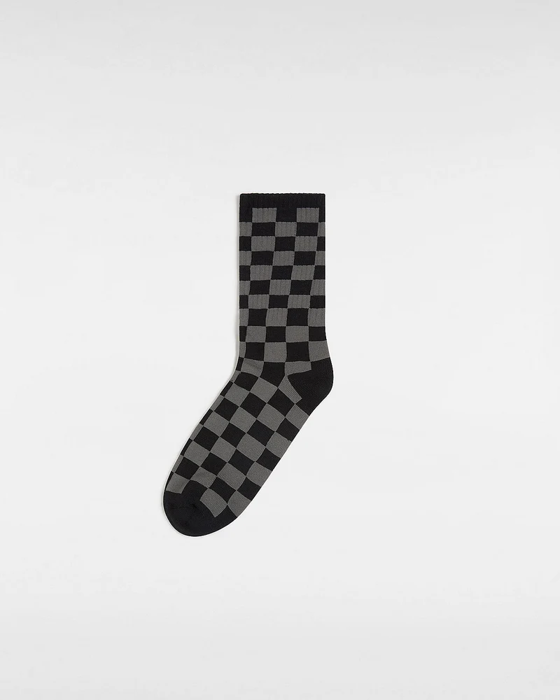 VANS Herren-Checkerboard-Crew-Socken (1 Paar) – Schwarz/Anthrazit