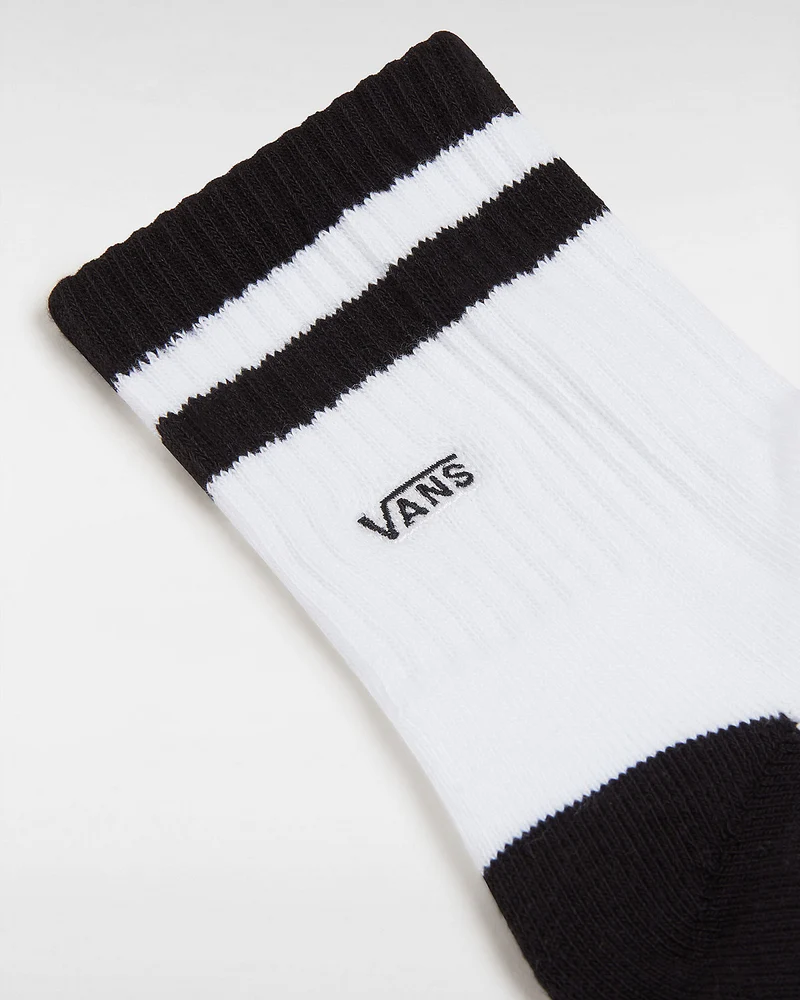 VANS Herren-Half-Crew-Socken (1 Paar) – Weiß / Schwarz