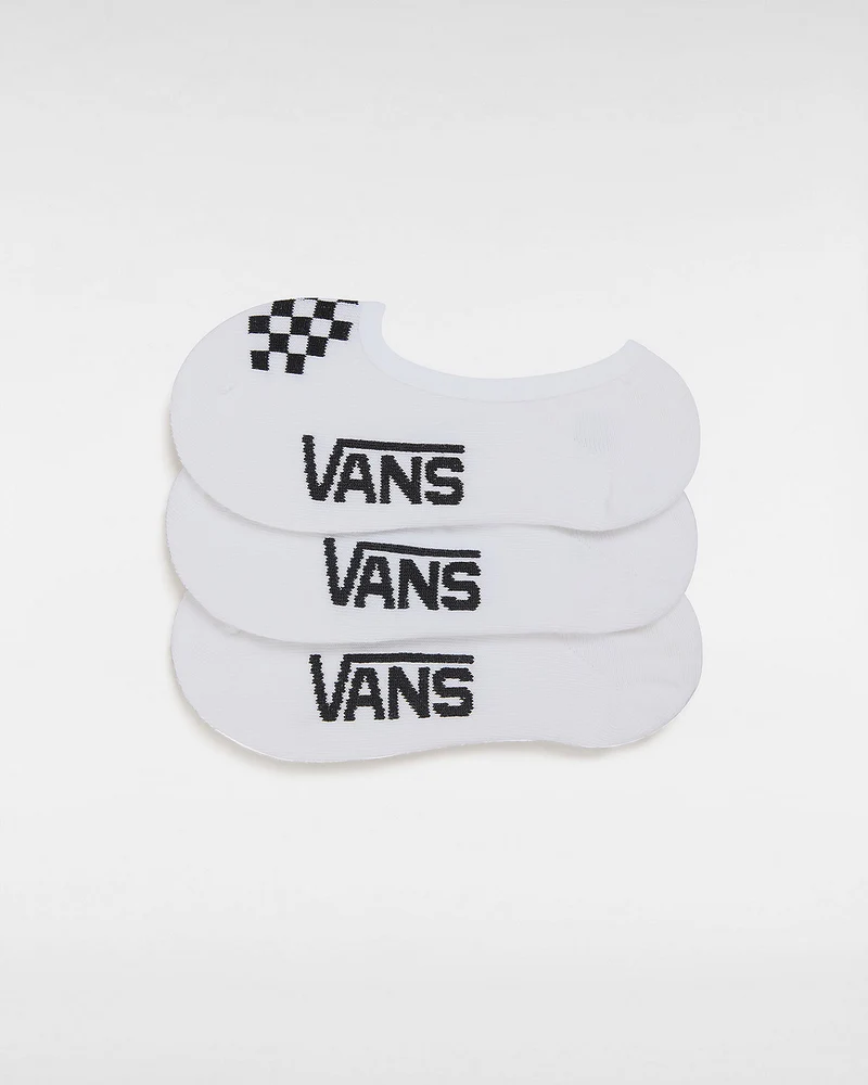 VANS Klassische Canoodle-Socken für Kinder (3 Paar) – Weiß