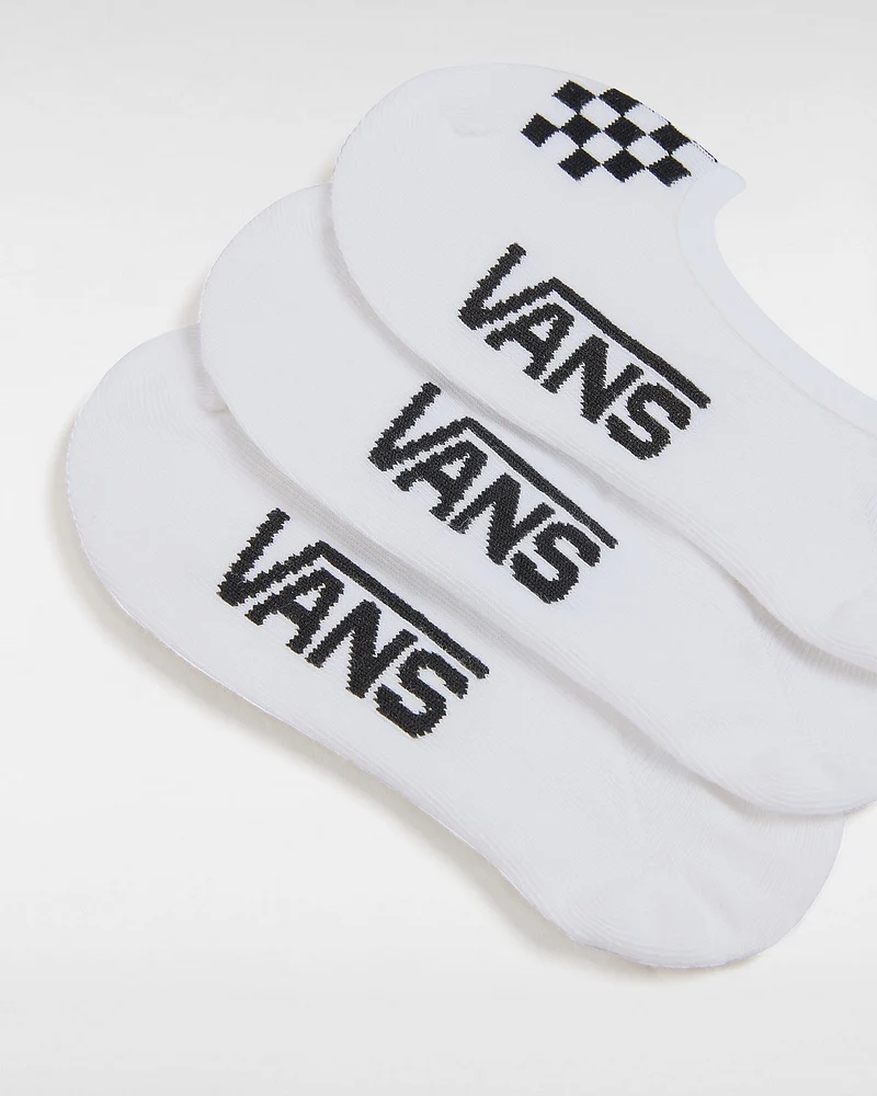 VANS Klassische Canoodle-Socken für Kinder (3 Paar) – Weiß