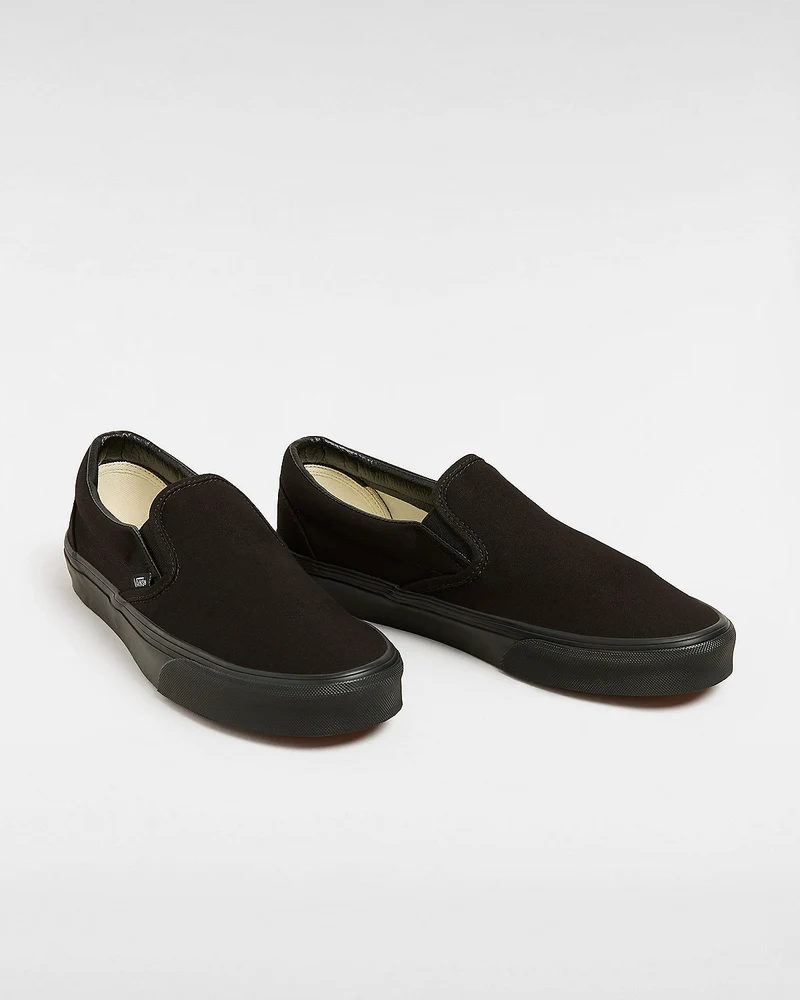VANS Klassische Unisex-Slip-On-Sneaker – Schwarz / Schwarz