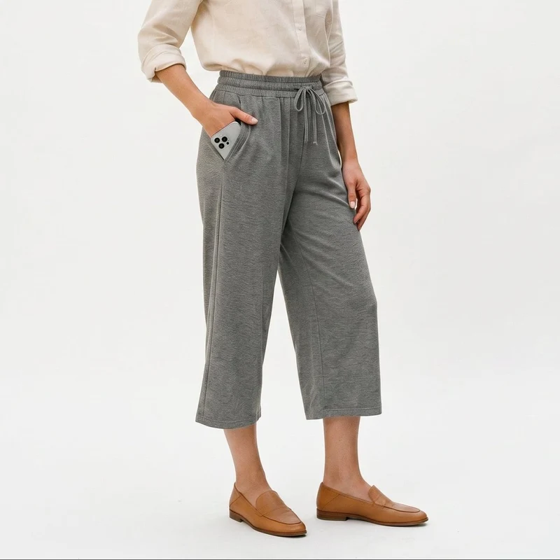 Damen Culotte in 3/4-Länge mit Taschen