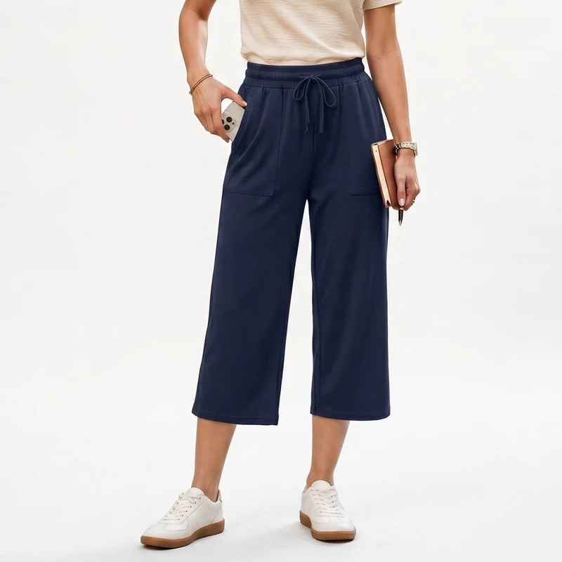 Damen Culotte in 3/4-Länge mit Taschen