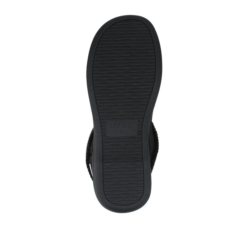 Lightweight Memory Foam Slipper Boots - QING42008 / 327 935 - Black