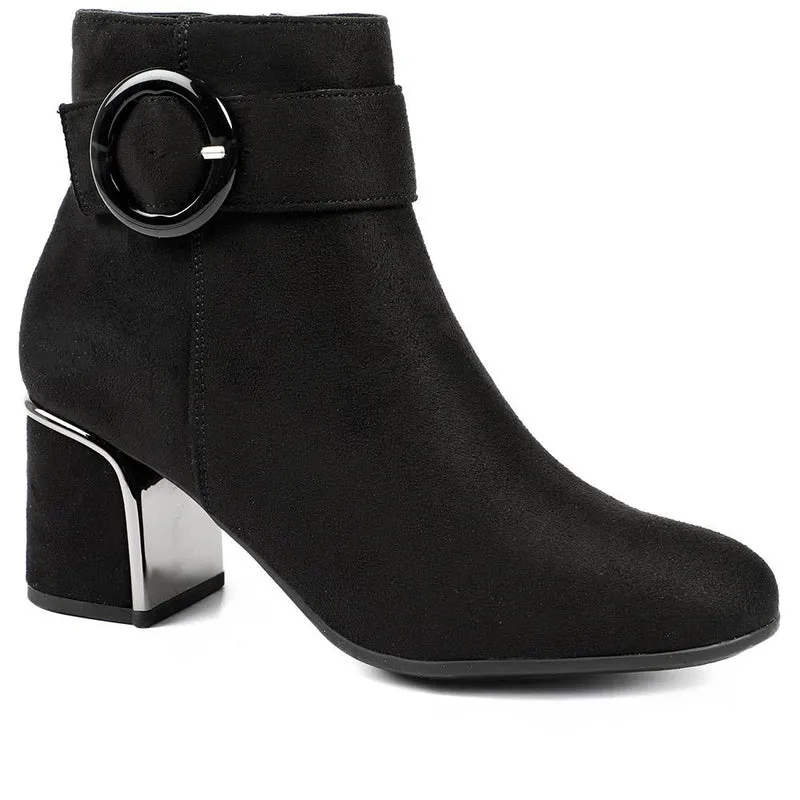 Smart Block-Heeled Long Boots - WOIL42020 / 328 262