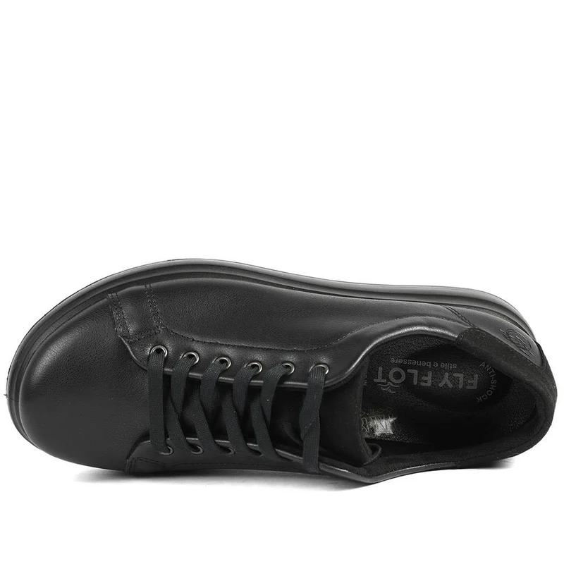 Fly Flot Lace Up Trainers - FLY42024 / 327 706 - Black