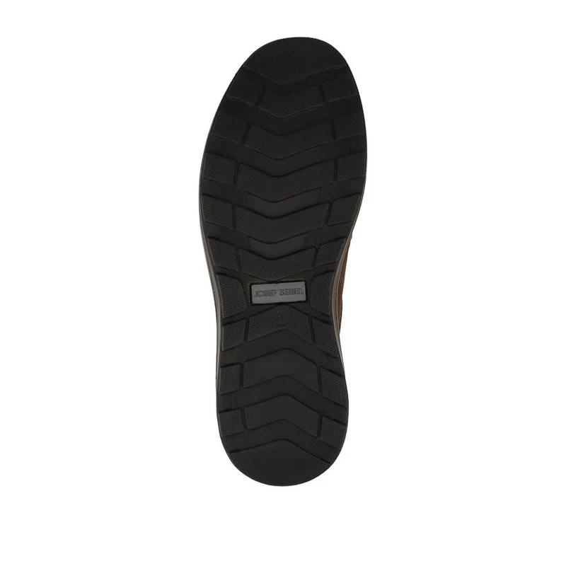 Josef Seibel Leather Water Resistant Slip On Shoes - JOSEF42503 / 328 197 - Dark Brown