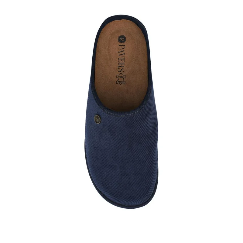 Slip-On Mule Slippers With Grip Sole - INB42002 / 328 239 - Navy