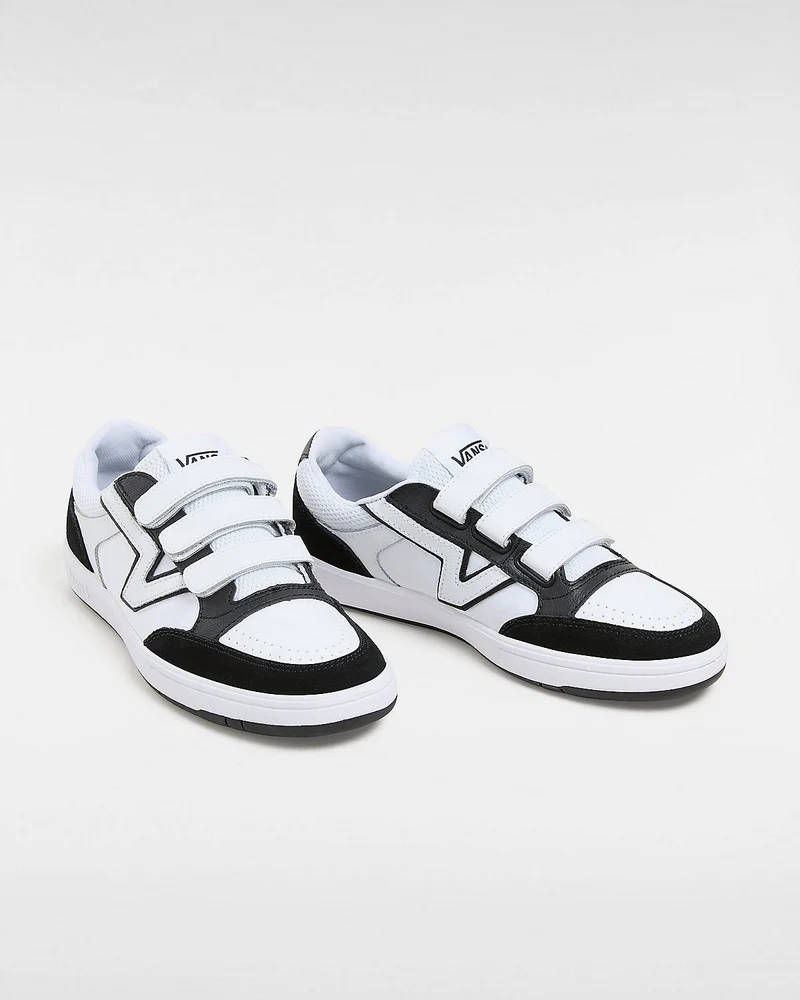 VANS Unisex-Lowland-ComfyCush-Turnschuhe – Schwarz/Weiß