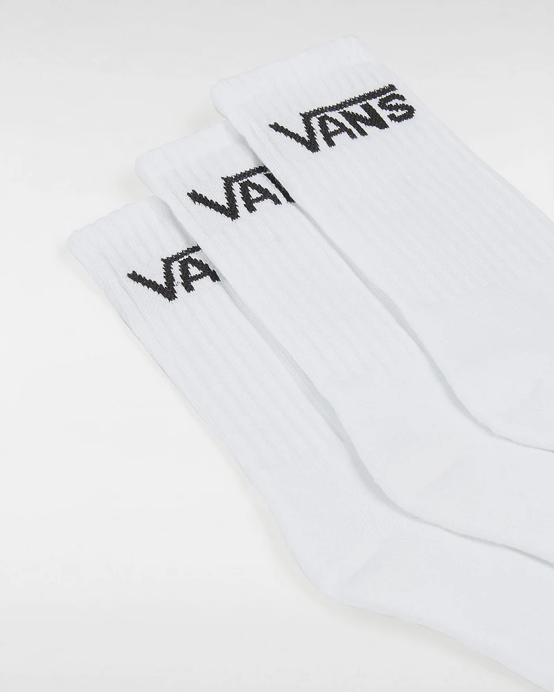VANS Klassische Crew-Socken für Kinder (3 Paar) – Weiß