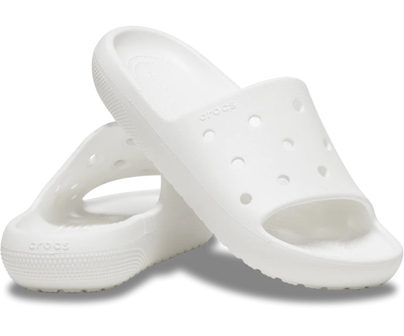 Crocs Unisex Classic 2.0 Slide - Weiß