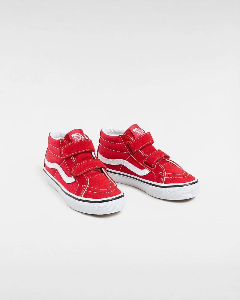 VANS Sk8-Mid Reissue-Turnschuhe für Kinder – Rot