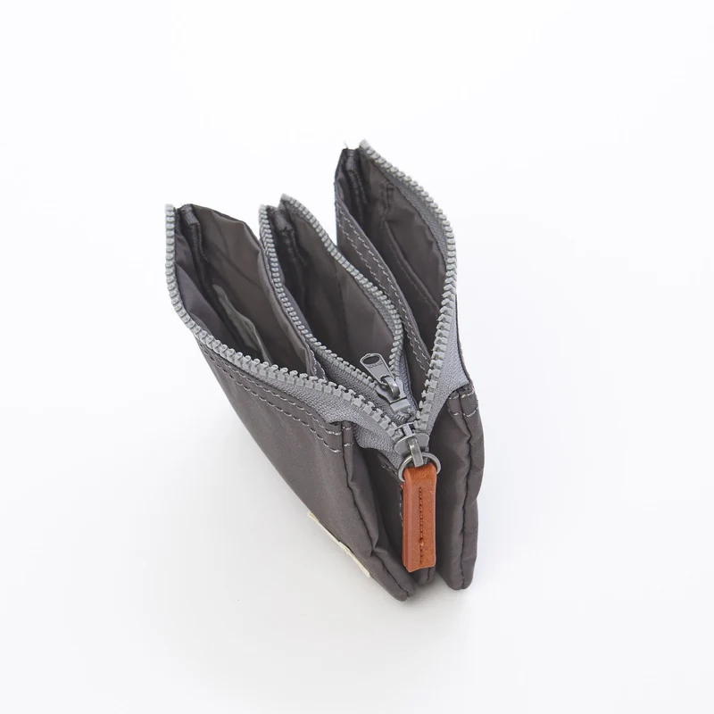 ROKA Carnaby Kleine Geldbörse aus recyceltem Zinn