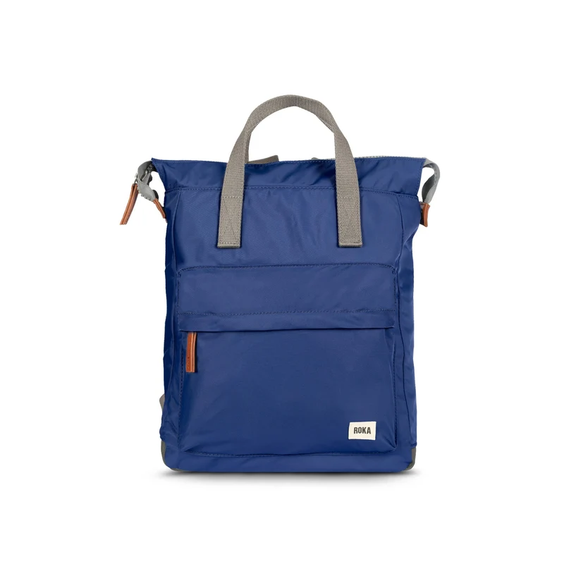 ROKA Bantry B Mittelgroße Tasche aus recyceltem Nylon, Farbe: Burnt Blue