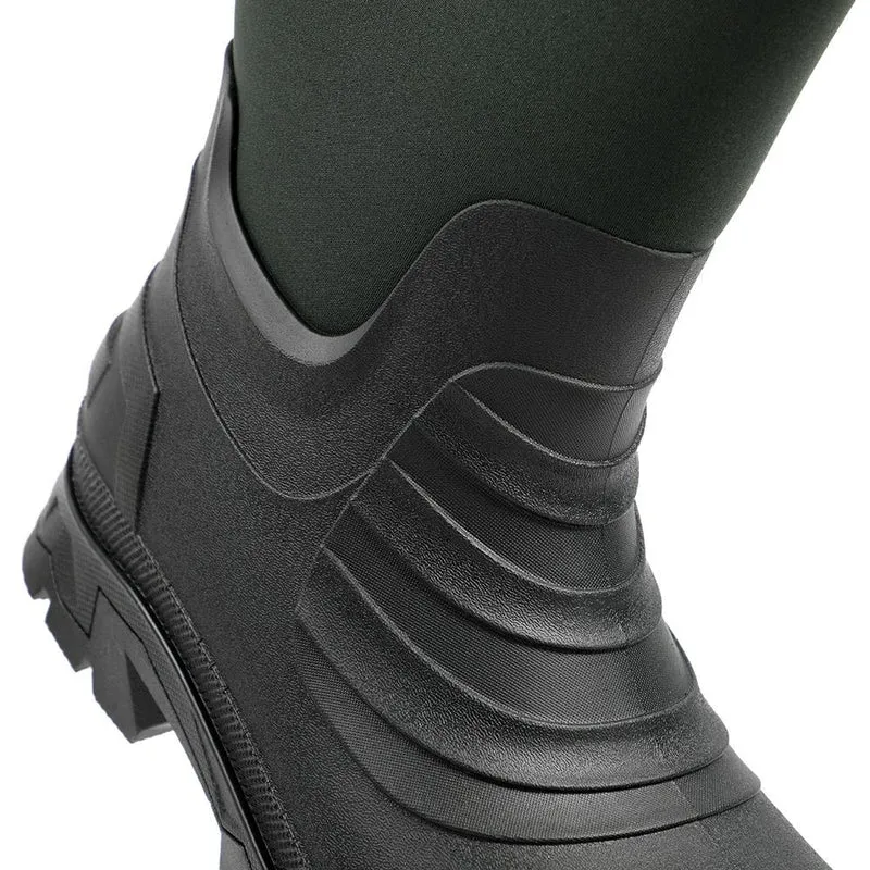 Wide Fit Rugged Water Resistant Wellies - FEI42006 / 328 528 - Green