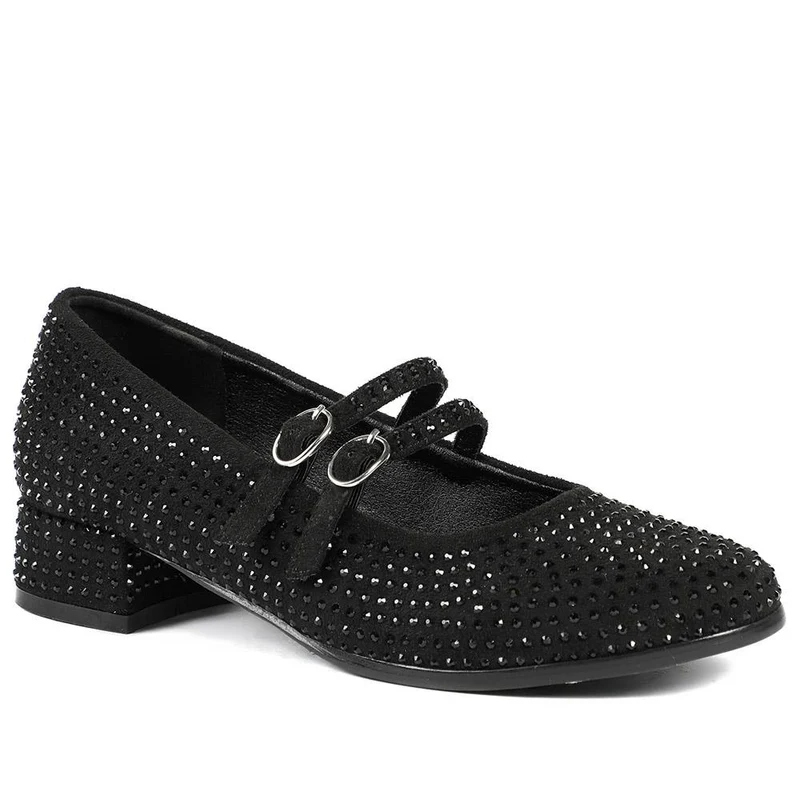 Bellissimo Smart Diamente Mary Janes - BELBRK42004 / 327 977 - Black