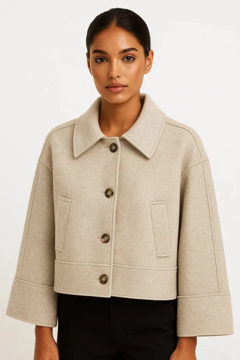 Damen Übergangsjacke Kurz Elegant