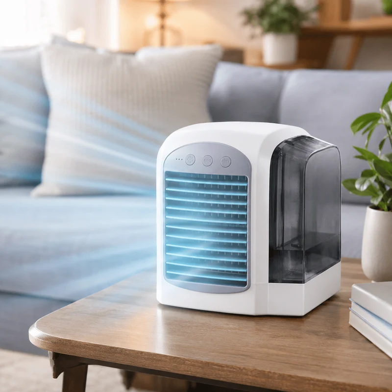 Luftkühler mit Wassertank und LED Beleuchtung