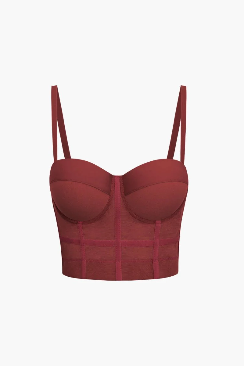 Damen Korsett Top mit Trägern