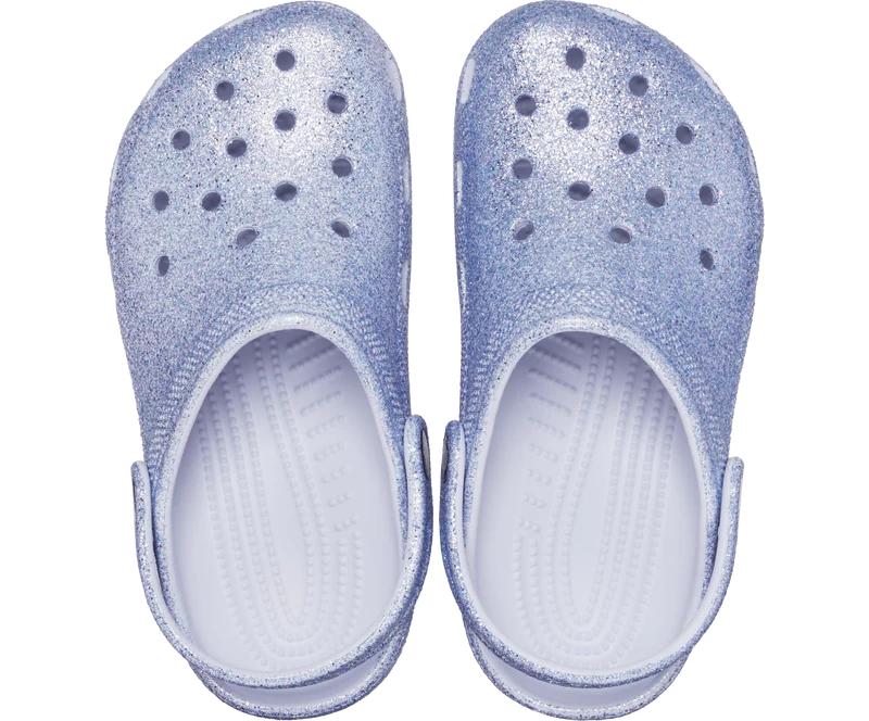 Crocs Klassischer Glitzer-Clog für Kinder - Frosted Glitter