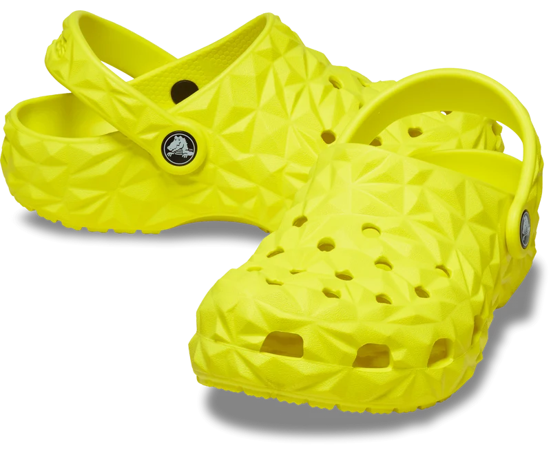 CROCS Klassischer Clog mit geometrischem Muster für Kinder - Acidity