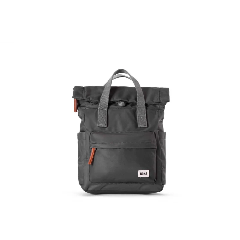 ROKA Canfield B Graphite Kleine Tasche aus recyceltem Nylon