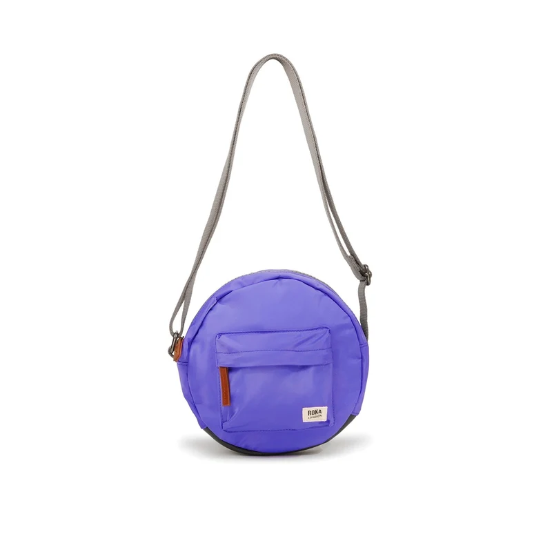ROKA Paddington B Simple Lila Kleine Tasche aus recyceltem Nylon