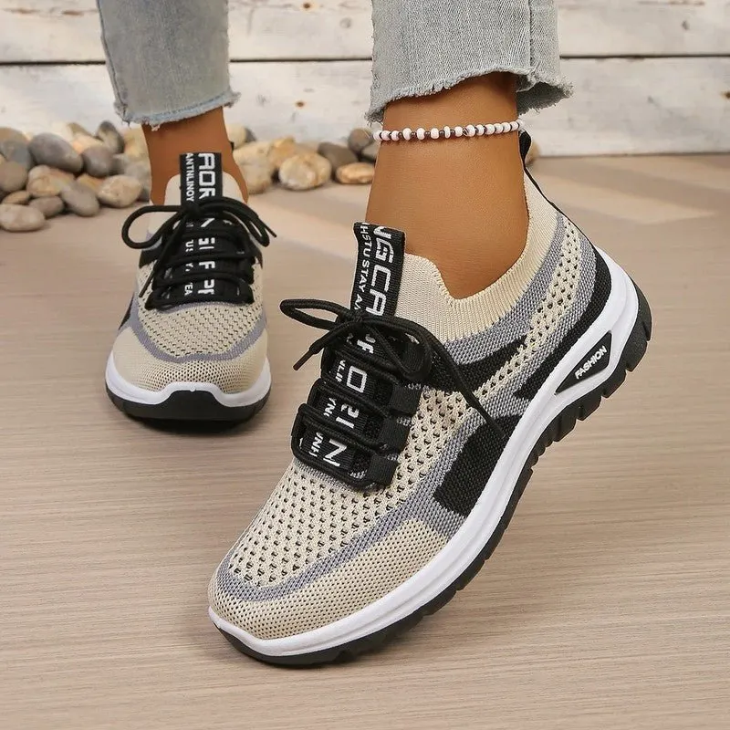 Sportliche Damen Sneaker Mit Komfortabler Sohle