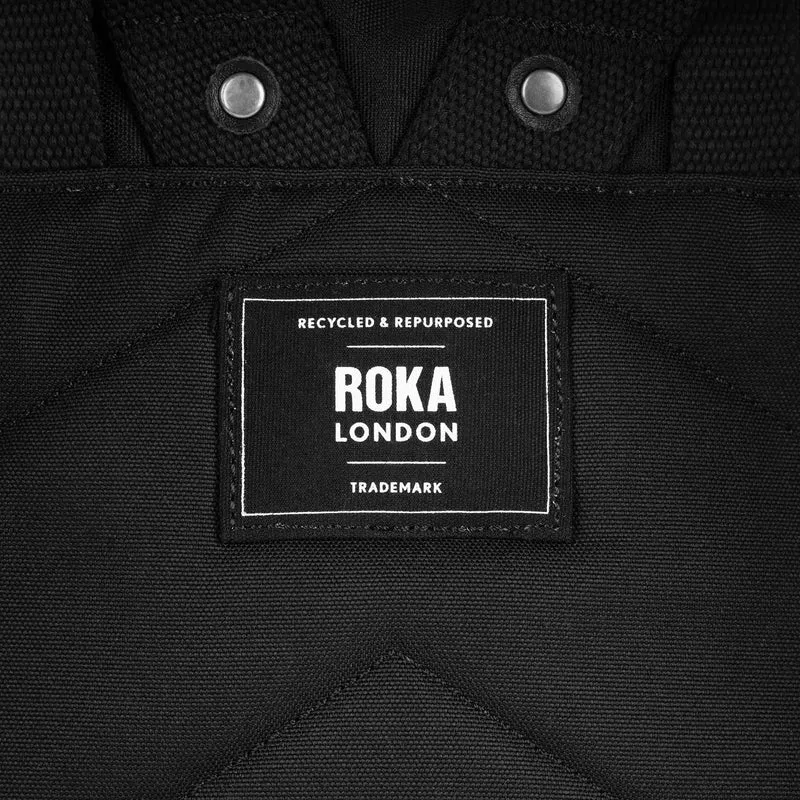 ROKA Black Label Canfield B Ash Medium Tasche aus recyceltem Canvas