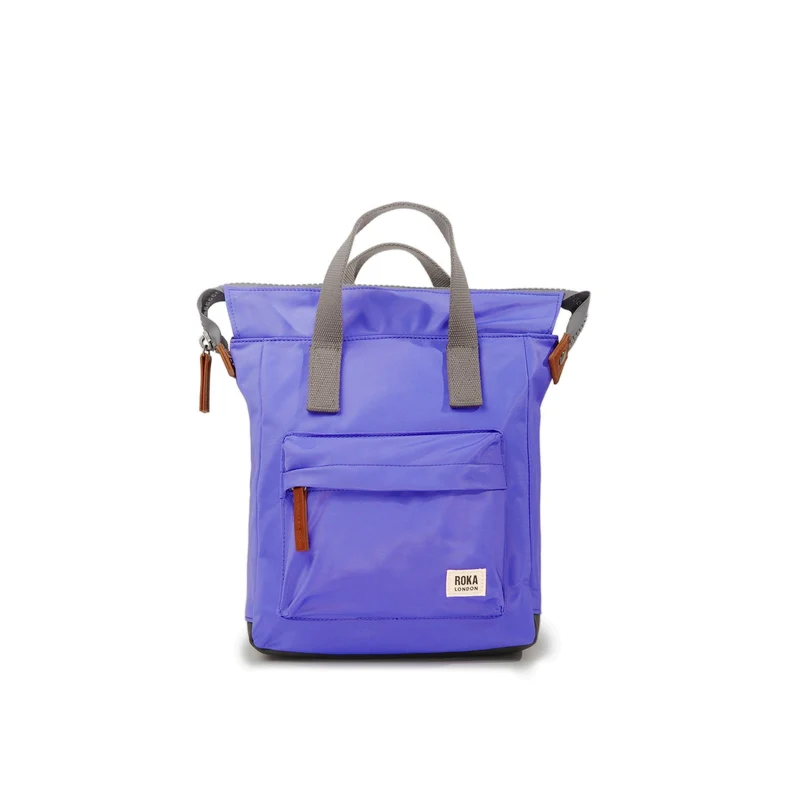 ROKA Bantry B Simple Lila Kleine Tasche aus recyceltem Nylon