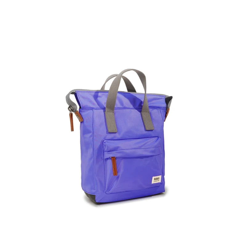 ROKA Bantry B Simple Lila Kleine Tasche aus recyceltem Nylon