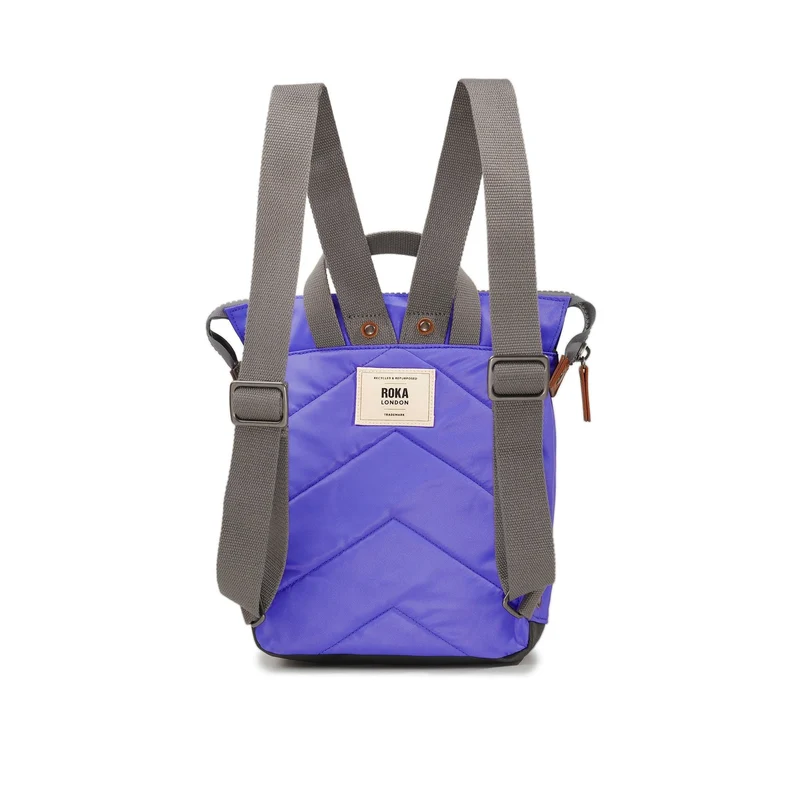 ROKA Bantry B Simple Lila Kleine Tasche aus recyceltem Nylon