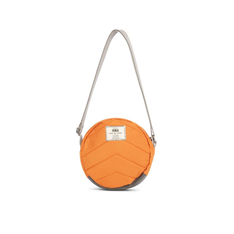 ROKA Paddington Kleine Tasche aus recyceltem Nylon, Farbe: B, Farbe: Burnt Orange