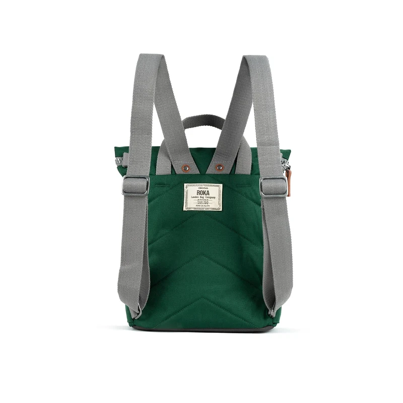 ROKA Finchley Eine kleine Tasche aus recyceltem Canvas von Forest