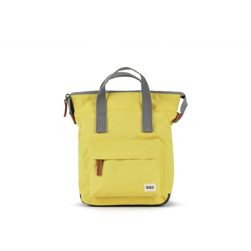 ROKA Bantry B Custard Kleine Tasche aus recyceltem Canvas