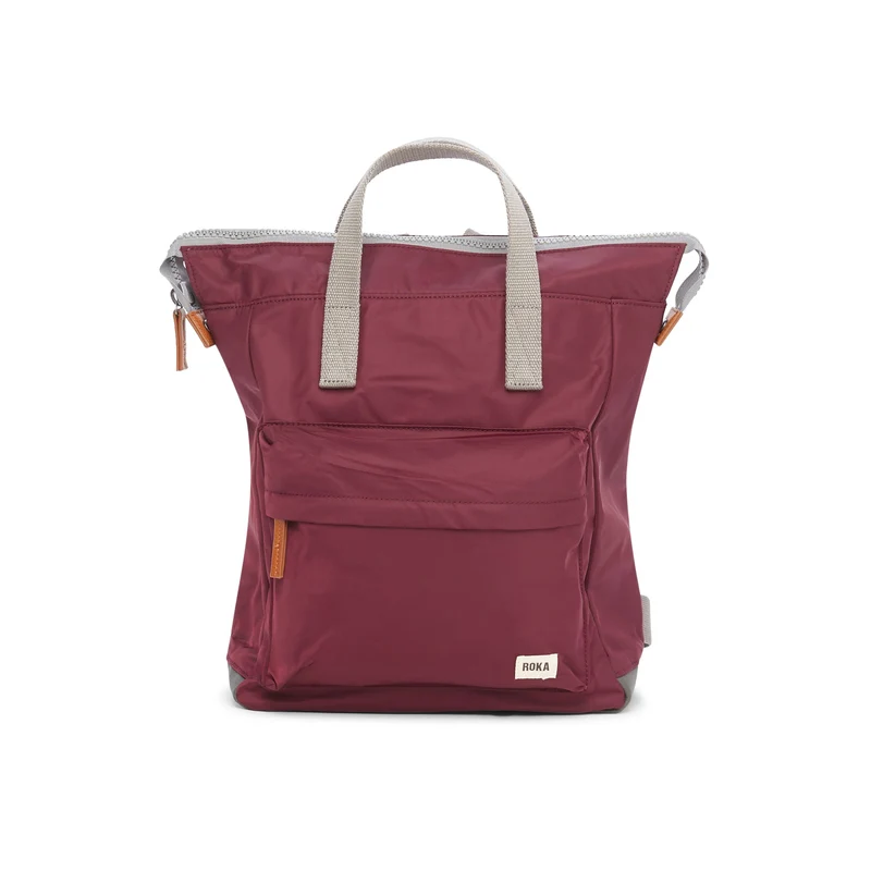 ROKA Bantry B Plum Medium Tasche aus recyceltem Nylon