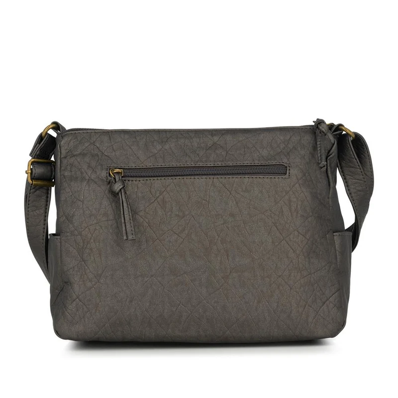 Multi Zip Pocket Crossbody Bag - JEWN42000 / 328 417 - Charcoal