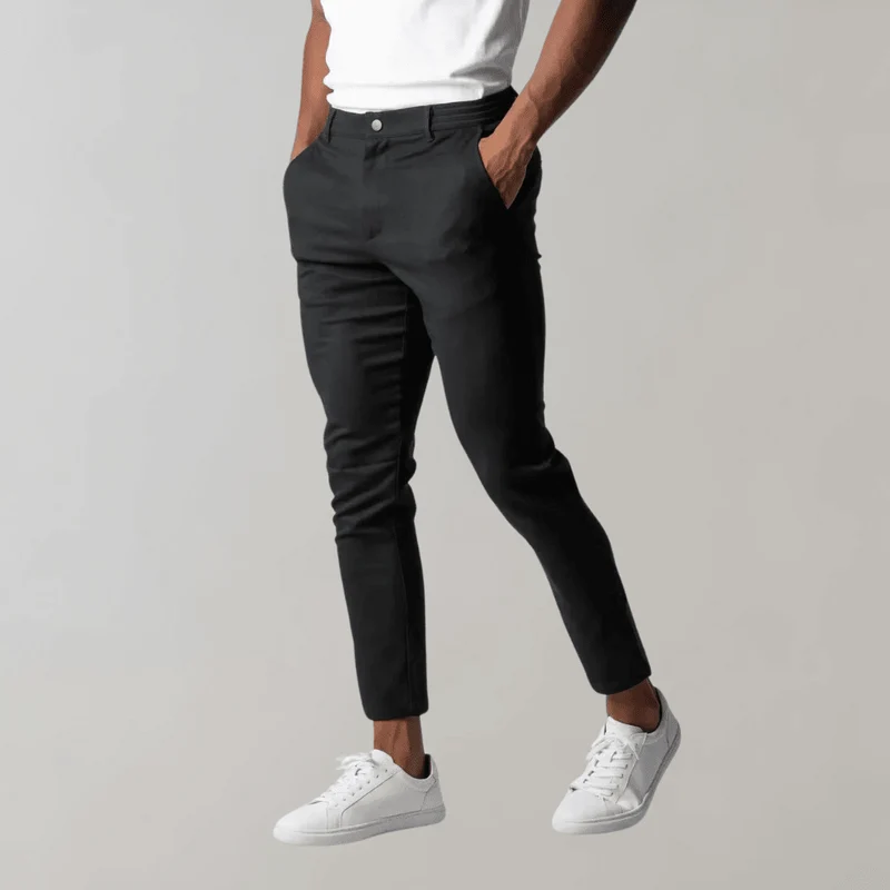 Herren Chino Hose Slim Fit Smart Casual