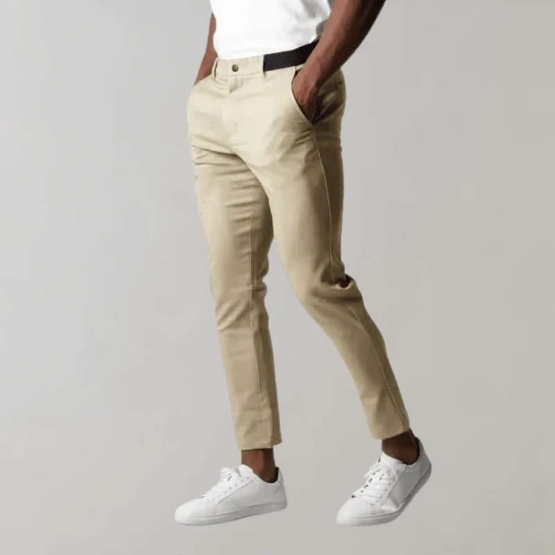 Herren Chino Hose Slim Fit Smart Casual
