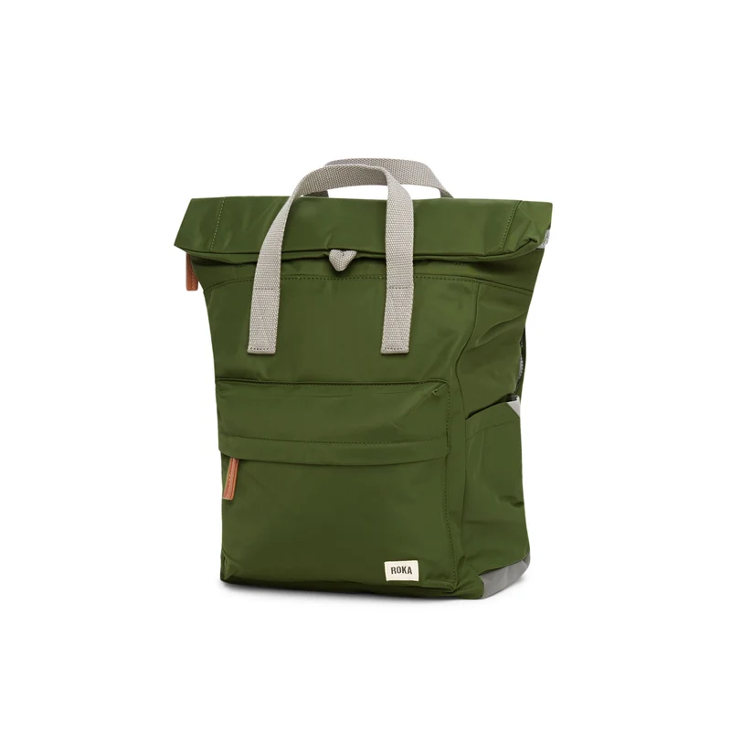 ROKA Canfield B Avocado Kleine Tasche aus recyceltem Nylon