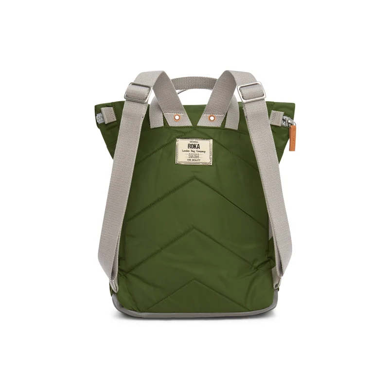 ROKA Canfield B Avocado Kleine Tasche aus recyceltem Nylon