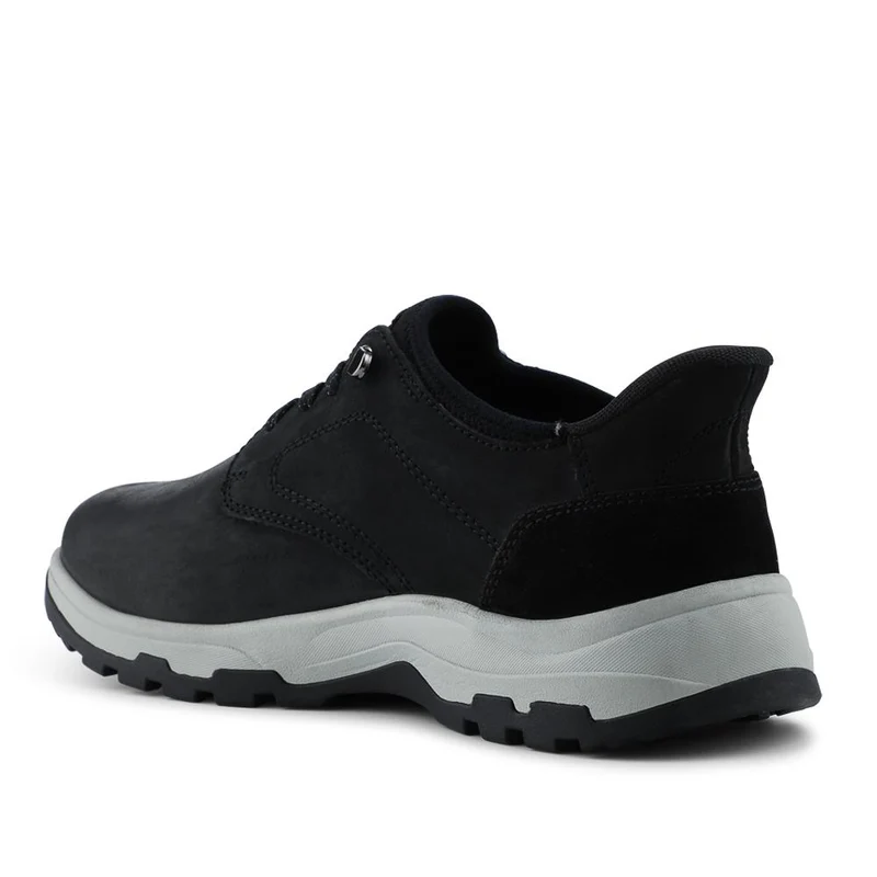 Easy Step In Extra Wide Laceless Casual Shoes - PETE / 328 146 - Black