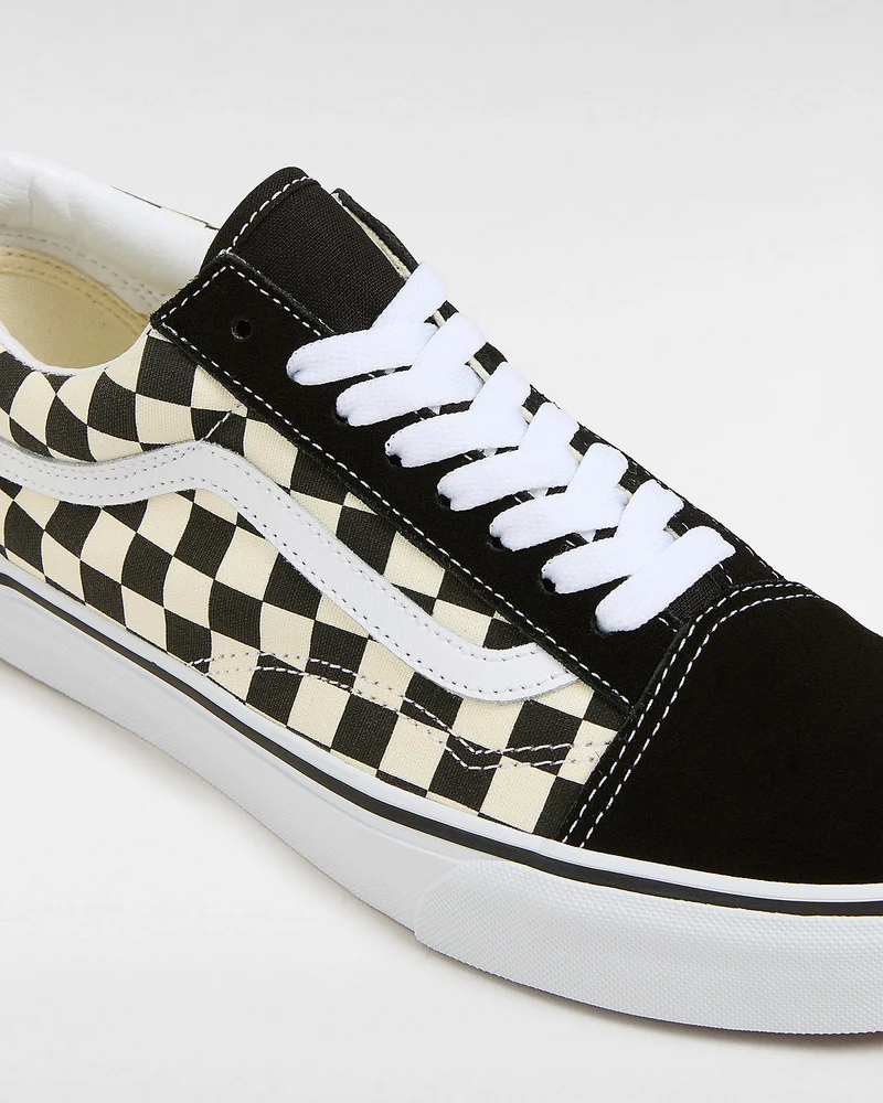 VANS Unisex-Sneaker Old Skool Primary Check – Schwarz/Weiß