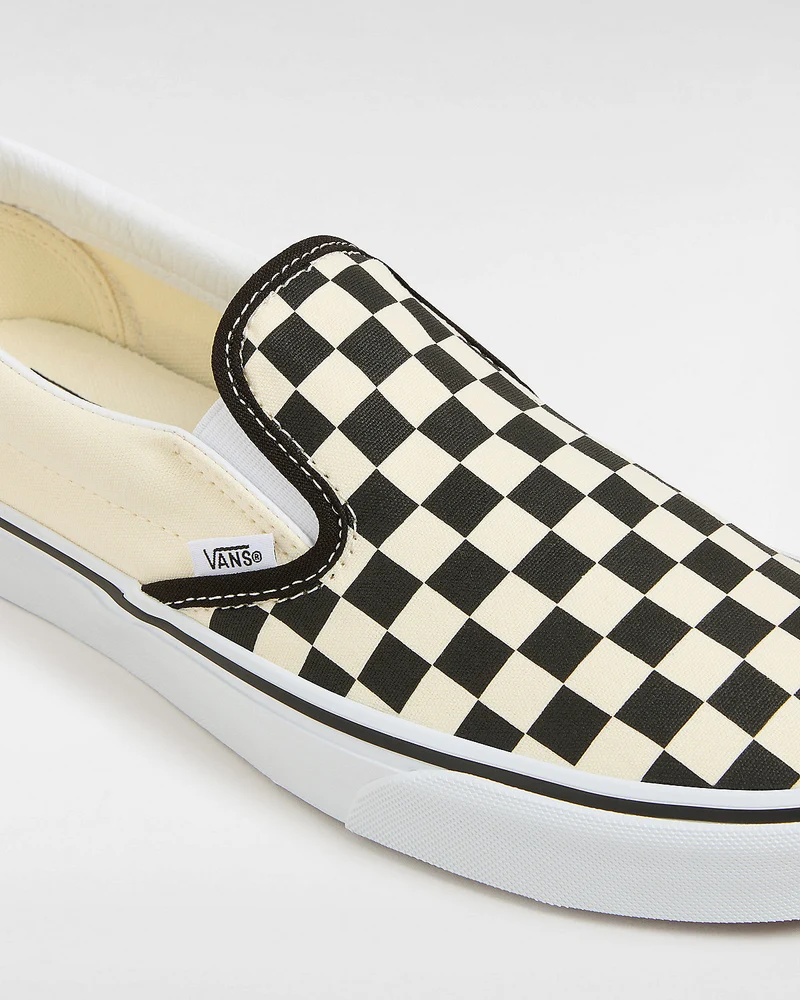 VANS Klassische Unisex-Slip-On-Schachbrett-Sneaker – Schwarz/Weiß