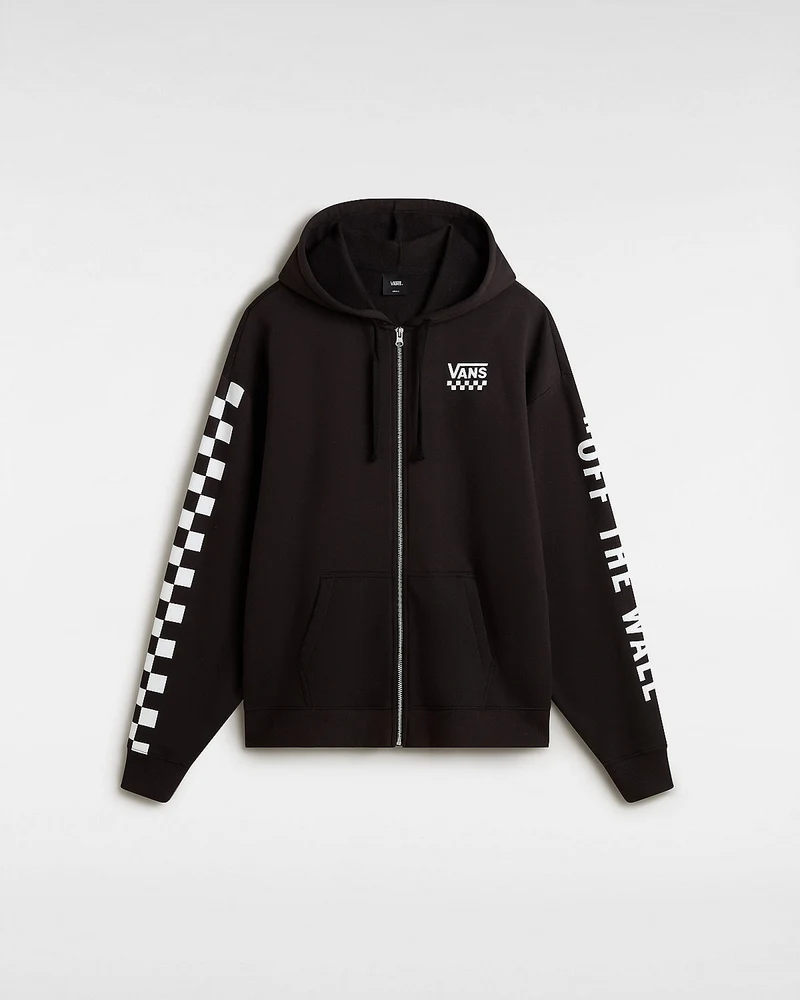 VANS Extra lustiger übergroßer Damen-Kapuzenpullover – Schwarz