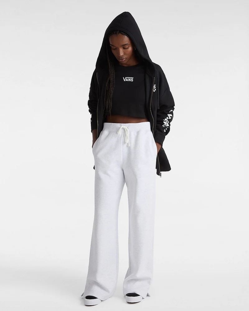 VANS Extra lustiger übergroßer Damen-Kapuzenpullover – Schwarz