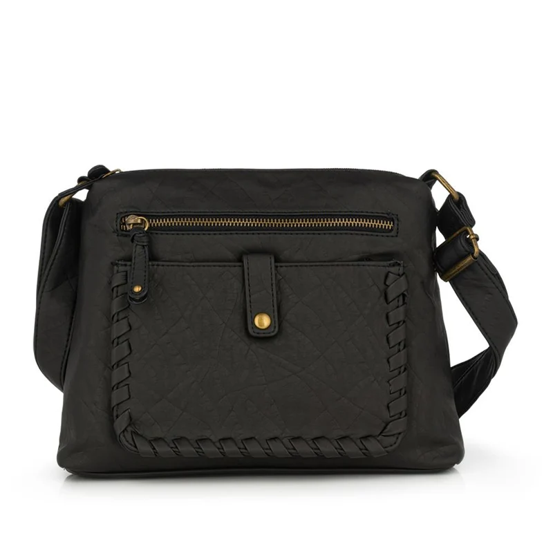 Multi-Pocket Crossbody Bag - JEWN41004 / 326 892 - Black