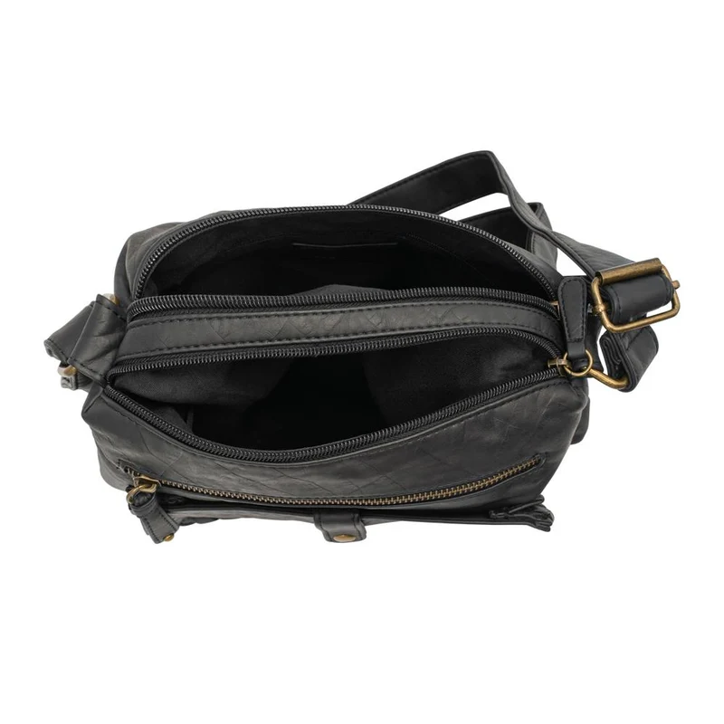 Multi-Pocket Crossbody Bag - JEWN41004 / 326 892 - Black